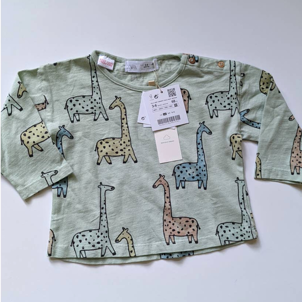 NWT Zara Giraffe Tee
